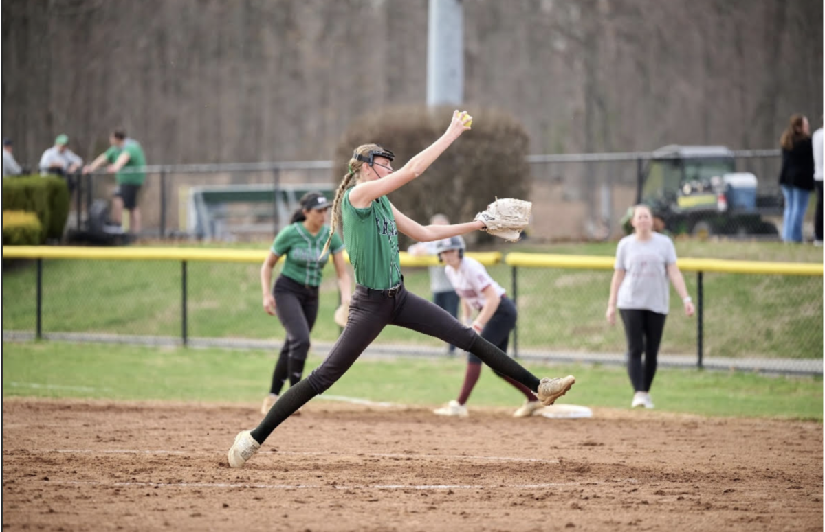 Lexi Siller throws a pitch
